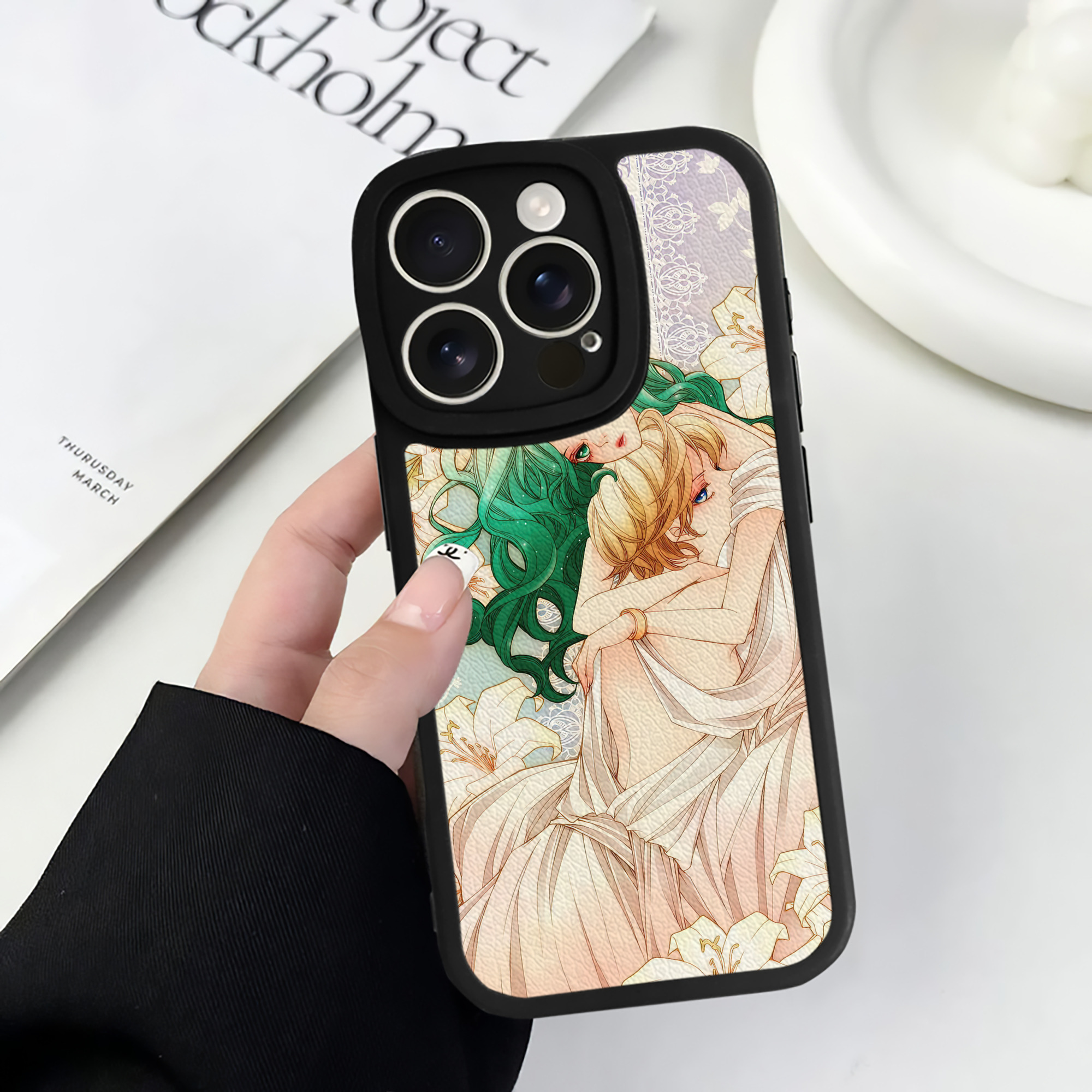 （画像用） 美少女戦士セーラームーン Sailor Moon 【iPhone 16シリーズ対応】シリコンスマホケース（レザー調） 材質：シリコン